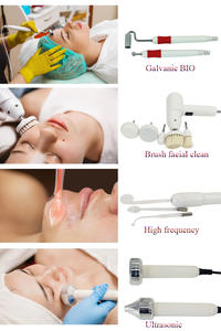 Auro <span class=keywords><strong>Galvanic</strong></span> Bio Face Lift Mitesser Entfernung Gesichts reinigungs bürste Elektro kauter Flecken tfernung Sauerstoff Gesichts maschine 10 in 1 - Product Image 4