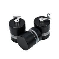Briquets et accessoires pour fumeurs 66mm à manivelle à quatre couches Ensemble pour fumeurs sans dents explosifs