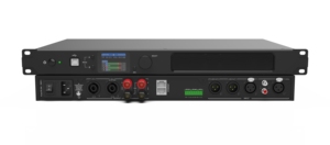NPA23 1U 300W×2 Amplificador de potencia digital DSP de red con resistencia y voltaje fijos, con matriz Dante para sistema de audio PA - Product Image 2