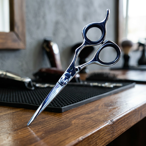 ASAP 6" Ciseaux de coiffure professionnels en acier inoxydable écologique à long manche avec poignées en plastique pour droitiers, pour salon - Product Image 5