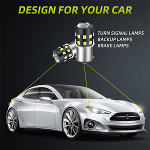 Jiachi tín hiệu lần lượt đuôi dẫn 3156 3157 dẫn bóng đèn tự động thay thế cho xe đảo ngược ánh sáng đèn T25 p27w P27/7W công suất cao 12V 24V Len - Product Image 6