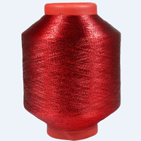 Hilo Metálico de Poliéster Tipo MH, Precio de Fábrica, Alta Tenacidad, Anti-Pilling, 1200TPM, 1/110", 75D