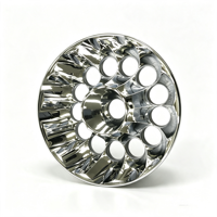 Réflecteur LED personnalisé à 14 lampes en alliage d'aluminium, usinage CNC de haute précision, traitement d'échantillons de dessins