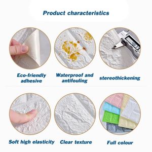 Carta <span class=keywords><strong>da</strong></span> Parati <span class=keywords><strong>con</strong></span> Motivo a Mattoni Bianchi <span class=keywords><strong>con</strong></span> Pannello Decorativo per <span class=keywords><strong>Camera</strong></span> <span class=keywords><strong>da</strong></span> <span class=keywords><strong>Letto</strong></span> - Product Image 6