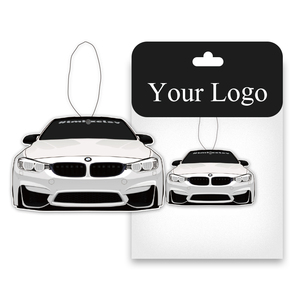 Diffuseur d'air frais pour voiture, désodorisant suspendu, parfum d'ambiance pour voiture, <span class=keywords><strong>feuille</strong></span> de carton personnalisée - Product Image 1
