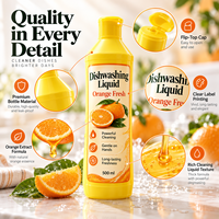 Liquide vaisselle OEM personnalisé, formule douce pour les mains, pour le lavage et l'entretien de la vaisselle de cuisine à la maison