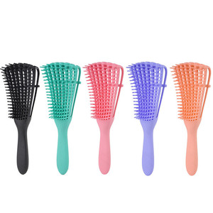 Jadeemperss blanco Eco y peine conjunto masaje desenredar el <span class=keywords><strong>cabello</strong></span> rizado desenredar el pelo <span class=keywords><strong>cepillo</strong></span> <span class=keywords><strong>de</strong></span> cerdas/ - Product Image 1