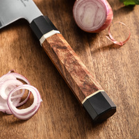 XINZUO 3 pièces ensemble de couteaux de Chef japonais ZDP189 acier en poudre couteaux de cuisine haut de gamme G10 padauk manche en bois cadeau personnalisé