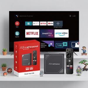 กล่องทีวีแอนดรอยด์ XS97 ATV GEN2 4K HDR 2GB/16GB H618 WiFi IPTV พร้อมรีโมทสั่งงานด้วยเสียง - Product Image 1