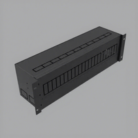 Caja de Distribución de 3U para Montaje en Rack con Interruptor de Circuito, Fuente de Alimentación UPS de Alta Corriente para Gabinete de Cabezal de Hilera