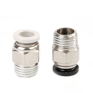 ข้อต่อลมแบบเร็ว Dde Pneumatics รุ่น PC 8-02 เกลียว M5 แบบตรง สำหรับระบบลม - Product Image 3