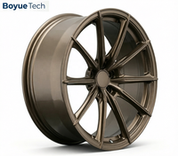 Rueda Deportiva de Bronce Forjado de Una Pieza con Múltiples Radios, Multi PCD 5*108 5*112 5*114.3 5*115 5*120 para Sedán y SUV, Llantas Forjadas