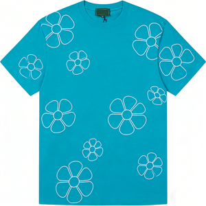 <span class=keywords><strong>T</strong></span>-<span class=keywords><strong>shirt</strong></span> ample à manches courtes imprimé en mousse 3D, tendance mode, streetwear hip-hop, pull unisexe, haut décontracté - Product Image 1