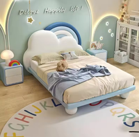 Meubles de maison coloré pour enfants/bébés, ensemble d'accessoires de chambre à coucher, voiture et lit, mignon