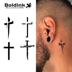 Tatuaje Temporal de Tinta Jagua, Diseño Minimalista Realista Personalizado de Boldink, Símbolos Religiosos, Resistente al Agua, Larga Duración (2 Semanas) - Product Image 1