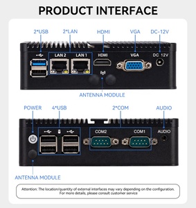 Mini PC NANO-MINI MeetNeng, DDR4 8GB+1TB SSD, Doble LAN, 2 COM RS485, PC Industrial de Amplio Rango de Temperatura, Sin Ventilador, NANO-MINI DDR5 RAM - Product Image 3