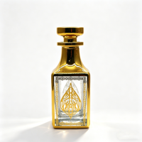 Flacons de parfum classiques de 150 ml, flacons dorés, grand flacon d'attar