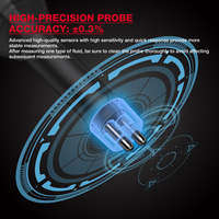 HABOTEST HT663 Testeur de liquide de frein numérique universel haute précision avec protection IP65, alarme sonore et lumineuse, compatible DOT3/DOT4/DOT5.1 Auto
