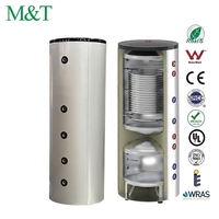 Réservoir d'eau chaude électrique vertical de 300 L, certifié WRAS, en acier inoxydable, pour usage domestique, à vendre