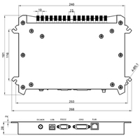 Lector RFID UHF de Largo Alcance, 16 Puertos, Fijo, IMPINJ E710 RS232, para Sistema de Gestión de Inventario