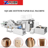 Machine à sacs en papier entièrement automatique pour la fabrication de sacs en papier en une seule étape