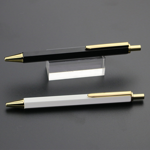 Sản Phẩm Bán Buôn Văn Phòng Quảng Cáo Logo Bút Với Vàng Trims - Product Image 4