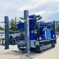 Machine de forage de puits d'eau d'occasion BDM-350m, tour de forage de 6,6 m pour une profondeur de forage de 350 m