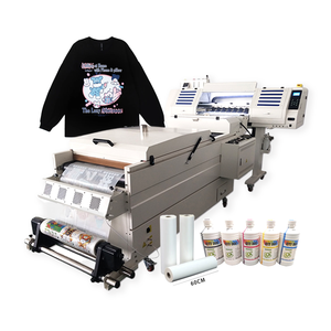 I3200 kỹ thuật số dtf 4-đầu máy in 60cm bù đắp chuyển máy cho pet phim & quần áo với tự động lắc bột hệ thống - Product Image 2