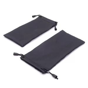 תיק משקפי שמש נייד עם שרוך כפול, תיק משקפיים מלבני שחור, עם הנחה סיטונאית במלאי - Product Image 3