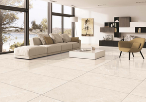 Carreaux de porcelaine beige Pietra 60x60 60x120 Carreaux de mur de sol émaillés et polis aspect marbre pour les acheteurs B2B et les importateurs mondiaux - Product Image 3