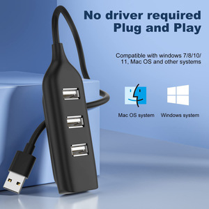 HUB USB Plug Plug HUB USB2.0 a quattro porte per Hub Hot Plug può leggere contemporaneamente Extender - Product Image 6