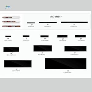 SenKe Panneau LCD de 28 <span class=keywords><strong>pouces</strong></span> de <span class=keywords><strong>taille</strong></span> personnalisée Barre tendue Étagère d'affichage Écran de barre tactile - Product Image 2