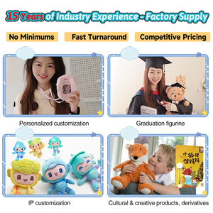 Hete Verkoop 5Cm 10Cm 20Cm Anime Figuren Plushie Pop Custom Cartoon Kpop Naakt Katoen Superzacht Pluche Eco-Stof Katoen Pp - Product Image 4