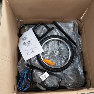 Rimorchio per Bicicletta per Trasporto e Stoccaggio di Bagagli, <span class=keywords><strong>Carrello</strong></span> Cargo per Ciclismo e Campeggio - Product Image 6