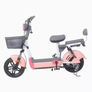 Vélo électrique rose mignon 2026 |   Batterie au lithium 48V 12Ah |   Vitesse maximale de 30 km/h |   Vélo électrique urbain deux places pour la famille - Product Image 3
