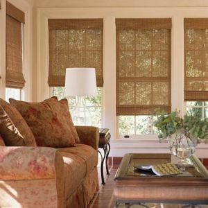 धूप की छाया घर की सजावट के लिए कस्टम प्राकृतिक कॉर्नलेस बांस अंधा - Product Image 2