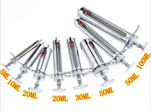 <span class=keywords><strong>Seringue</strong></span> réutilisable en acier inoxydable pour Animal domestique, pour cochon, bétail, mouton, injecteur, outils vétérinaire - Product Image 3