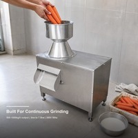 3kW Industriële RVS Kokosmelk Fruit- en Groenteverwerkingsmachine voor malen en snijden, Indiase voedselverwerkingsinstallatie