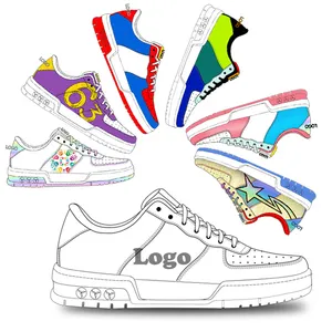 OEM ODM düşük Moq özel Logo orijinal Retro OG kadın Sneakers yüksek Top Replicaes tasarımcı rahat ayakkabılar erkekler için