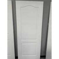 Portes Modernes Blanches en MDF pour Chambre et Villa – Porte Intérieure Étanche en Polymère à Surface Non Finie