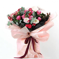 Papel impermeable para envolver Flores, hoja de oro, flores, gran oferta, venta al por mayor