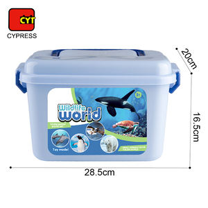 थोक महासागर के जानवरों के आंकड़े सीखने वाले खिलौने समुद्री जानवरों की मूर्तियों को सीखने के लिए मानचित्र के साथ सेट किया गया - Product Image 6