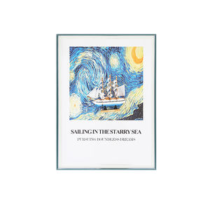 Nouveau design abstrait décor à la maison vincent <span class=keywords><strong>wilhelm</strong></span> van gogh étoilé toile peinture 3D luxe mur art - Product Image 6