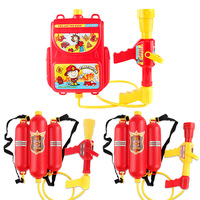 Ensemble de lanceurs d'eau d'extérieur pour l'été, super lanceur d'eau pour enfants, jouets lanceurs d'eau en forme de sac à dos de pompier