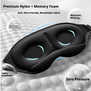 Wholesale Eye for Sleeping Contoured Cup Blindfold Concave Molded Night <b>Sleep</b> Block Out <b>Light</b> with Women Men - Product Image 6