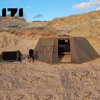 Randonnée en plein air pique-nique bateau néerlandais 270 autoportant avec lumières tente voiture camping auvent pour profiter du Wyong