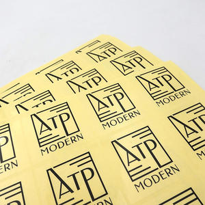 Tùy chỉnh bao bì rõ ràng Hot stamping nhãn in quảng cáo tạo ra tư nhân logo nhựa không thấm nước Vinyl Sticker - Product Image 4