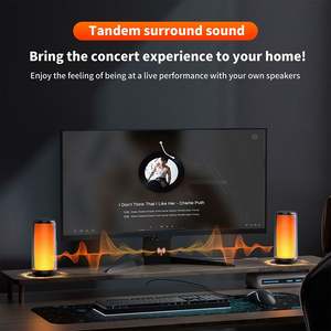 Altavoz Inalámbrico Portátil QERE HF33 Mini, Subwoofer para Exteriores con Luces LED de Colores Intermitentes de 360°, Altavoz de Bajos Metálico - Product Image 4