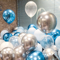Ballon en latex circulaire épaissi anti-explosion à paillettes imprimées pour décoration de fête d'anniversaire et de mariage