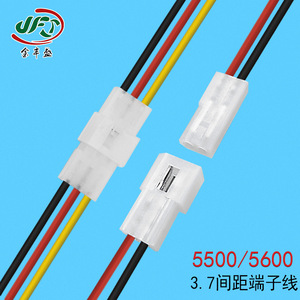 3 Pin Wiring Harness 5500 5600 Pitch 3.7mm PVC Insulated Tinned Copper Wire For Model Aircraft And Automotive Connection - Product Image 4